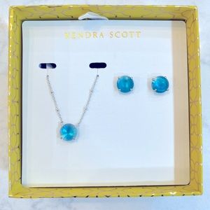 Kendra Scott necklace and Earring Gift Set